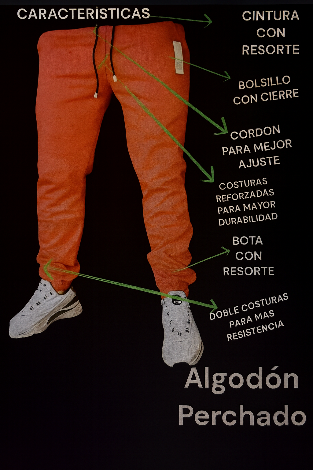 COMBO DE JOGGERS  PREMIUN  DE ALGODON PERCHADO DE  HOMBRE 3 X $99.900